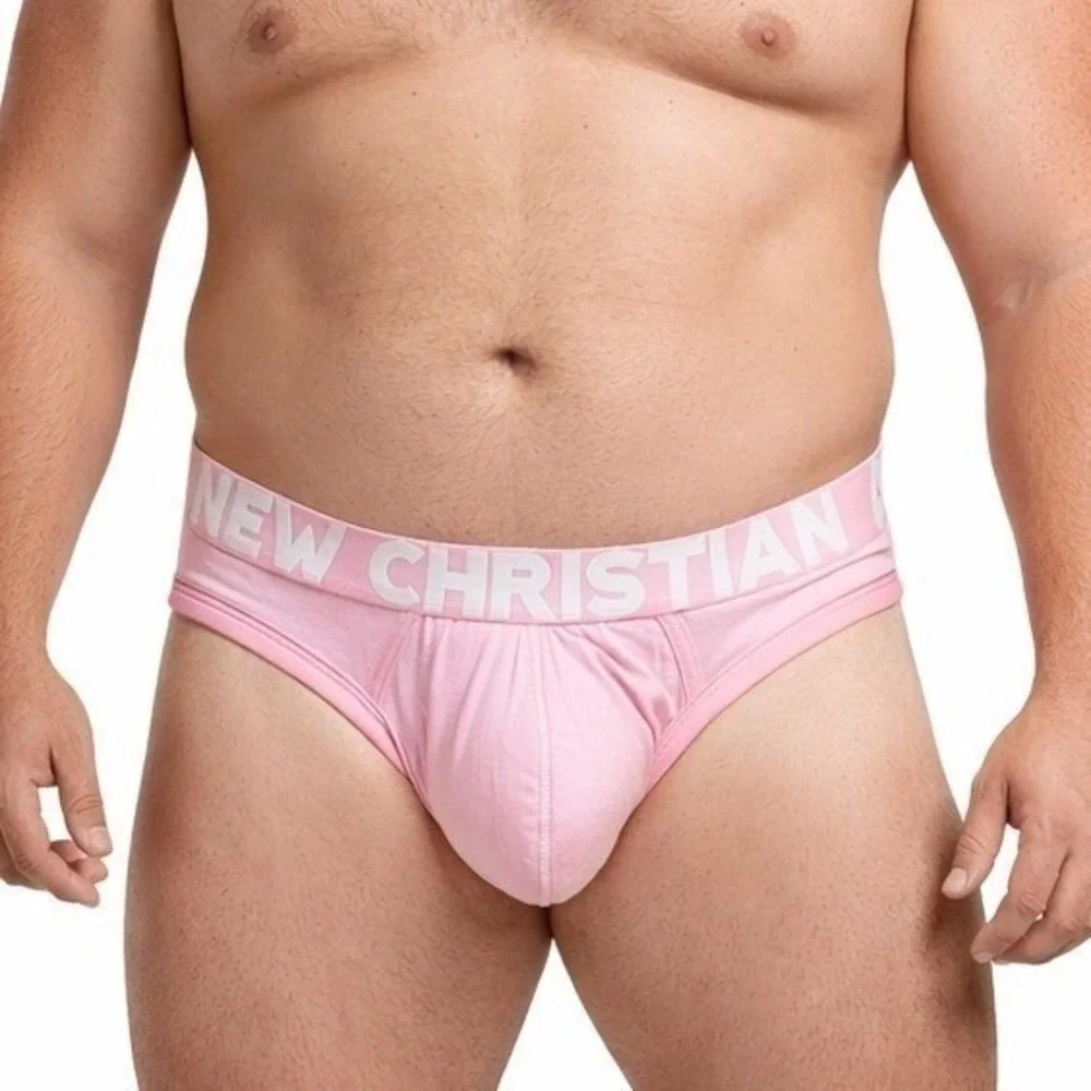 Andrew Christian Large (35-38) THICK‎ Jock Pink Almost Naked Cotton 93329 NWT